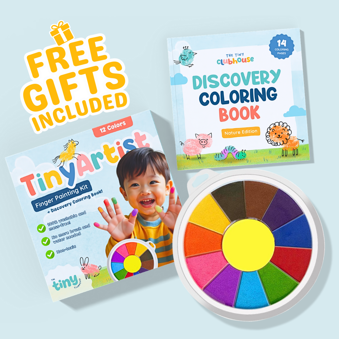 TinyArtist Finger Painting Kit